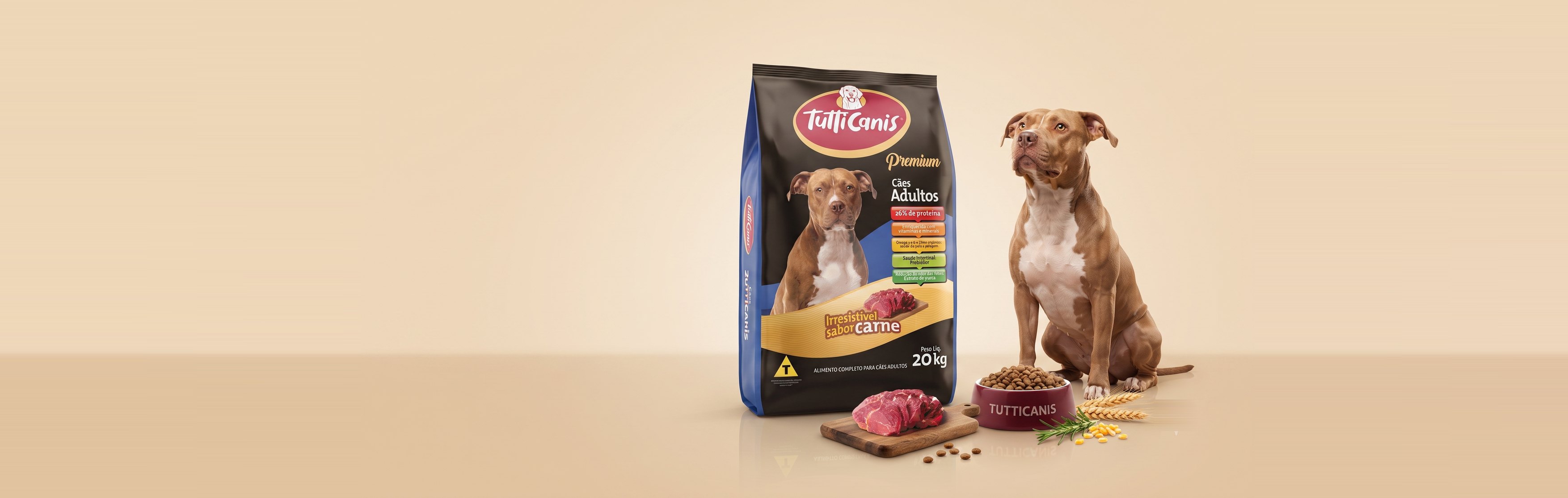 TuttiCanis Premium Cães Adultos 20 kg