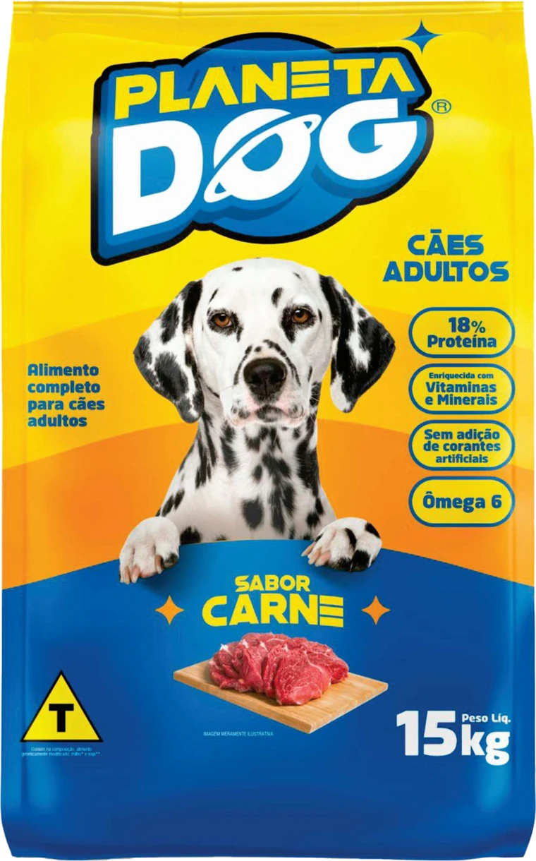Planeta Dog Cães Adultos — Sabor Carne