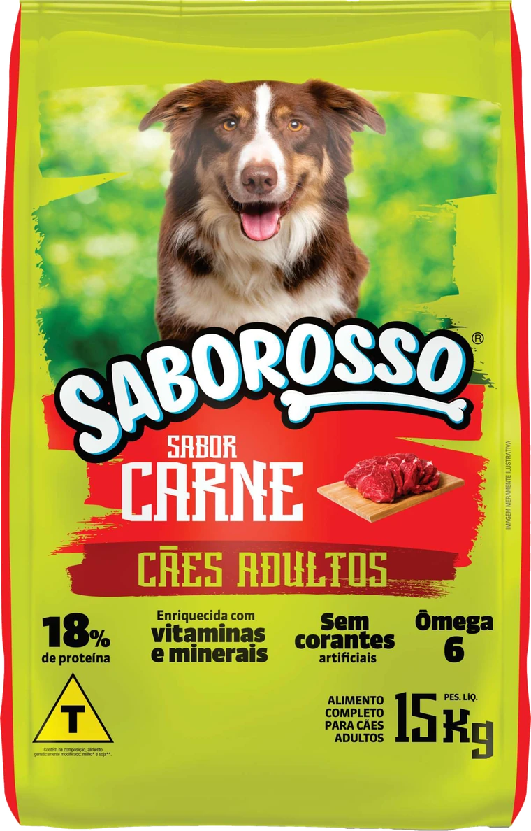 Saborosso · Tradicional Cães Adultos — Sabor Carne