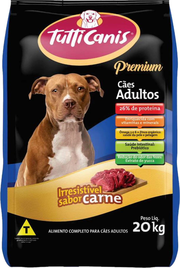 TuttiCanis · Premium Cães Adultos — Sabor Carne