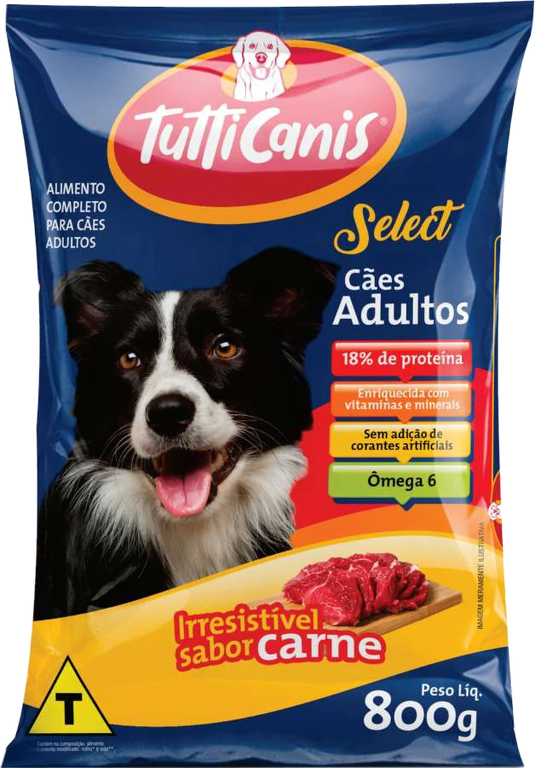 TuttiCanis · Select Cães Adultos — Sabor Carne